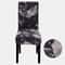 Stretch Fit Printed Dining Chair Cover 25