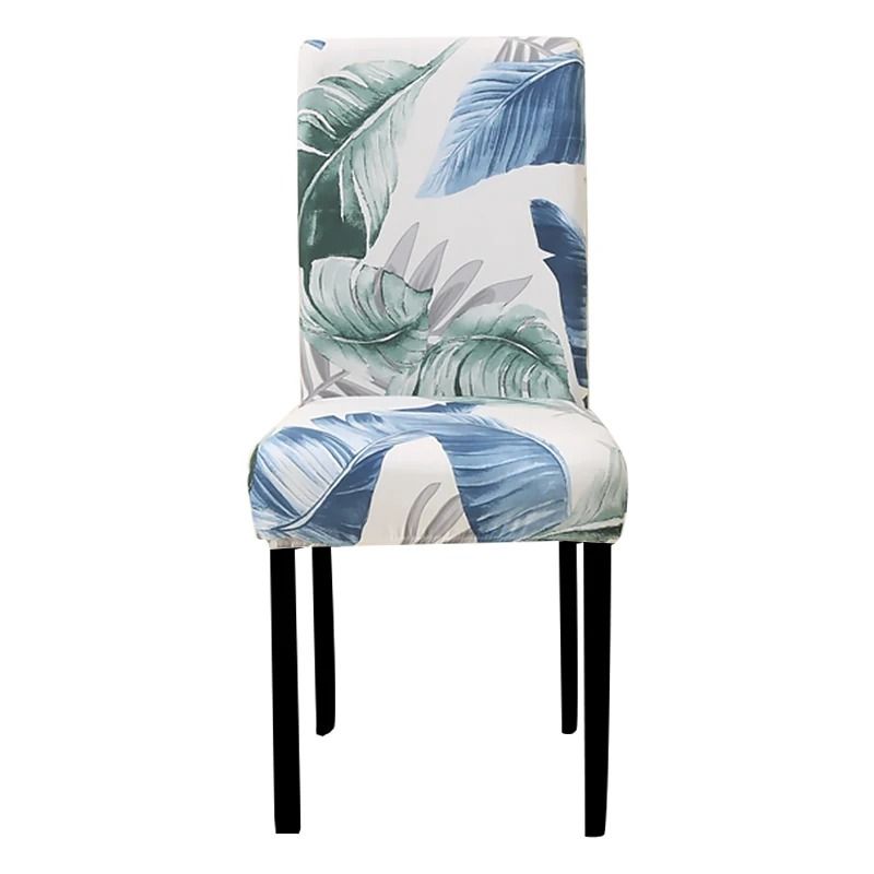 Stretch Fit Printed Dining Chair Cover 28