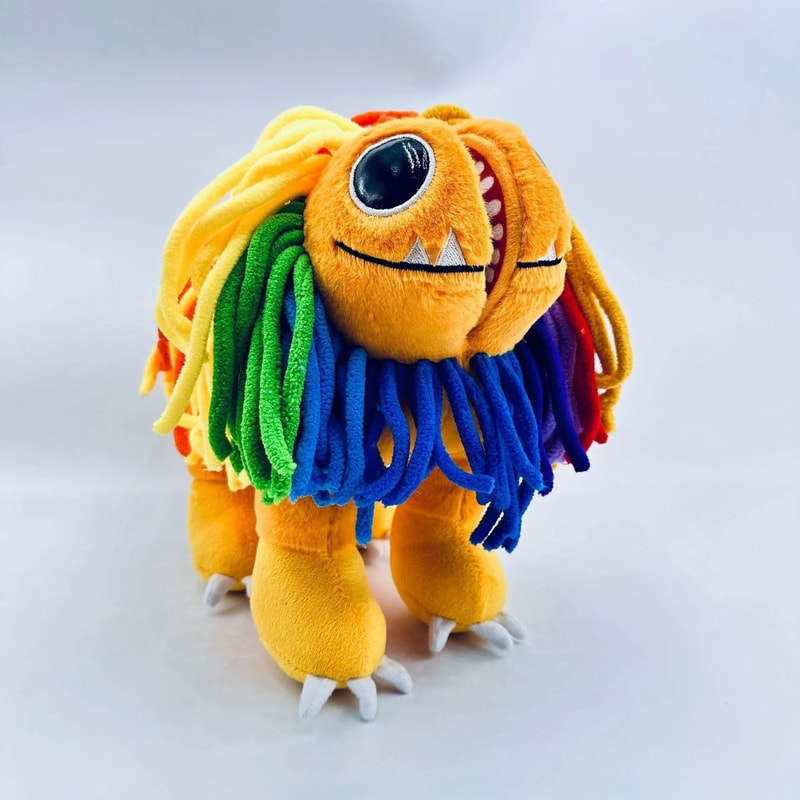 Yarnaby Colorful Lion Plush Pillow 3