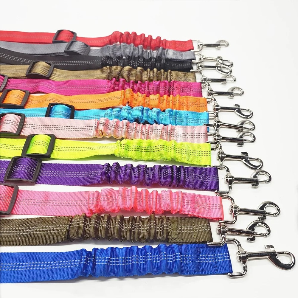 Reflective Adjustable Dog Car Seat Belt Safety Harness 4