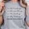 Faith Message Graphic Tee Sweatshirt Relaxed Unisex Fit 1