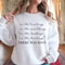 Faith Message Graphic Tee Sweatshirt Relaxed Unisex Fit 3