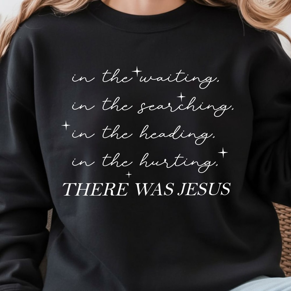 Faith Message Graphic Tee Sweatshirt Relaxed Unisex Fit 7