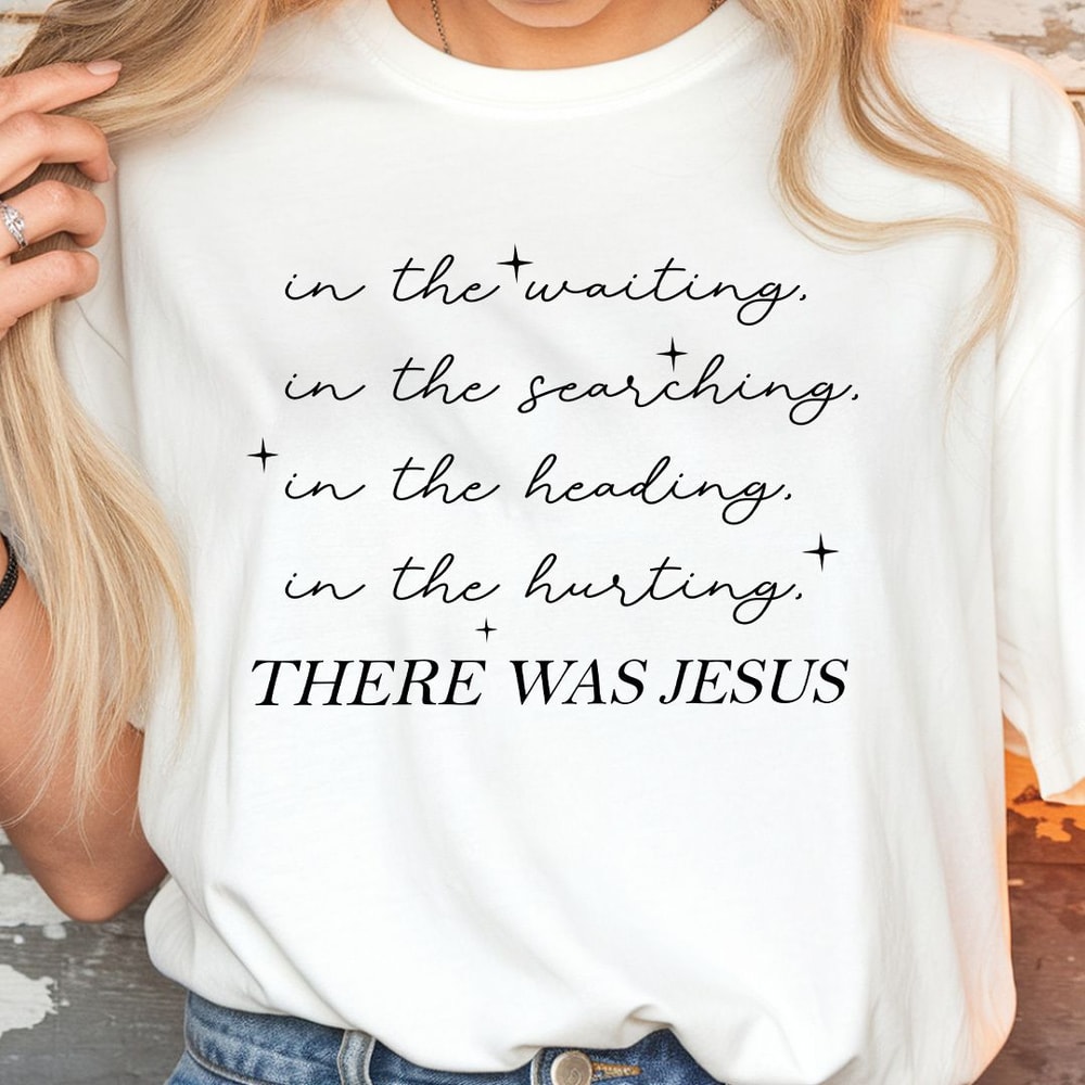 Faith Message Graphic Tee Sweatshirt Relaxed Unisex Fit 8