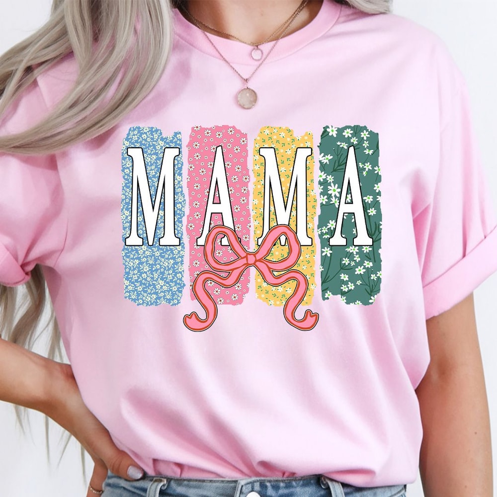 MAMA Floral Shirt Soft Cozy Mothers Day Gift 1