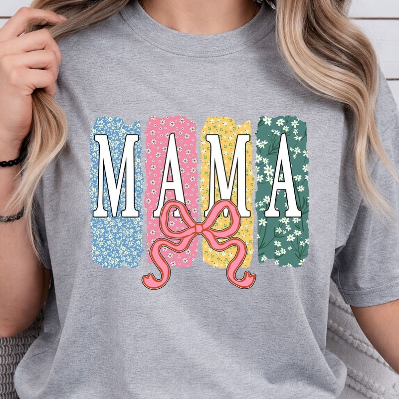 MAMA Floral Shirt Soft Cozy Mothers Day Gift 3