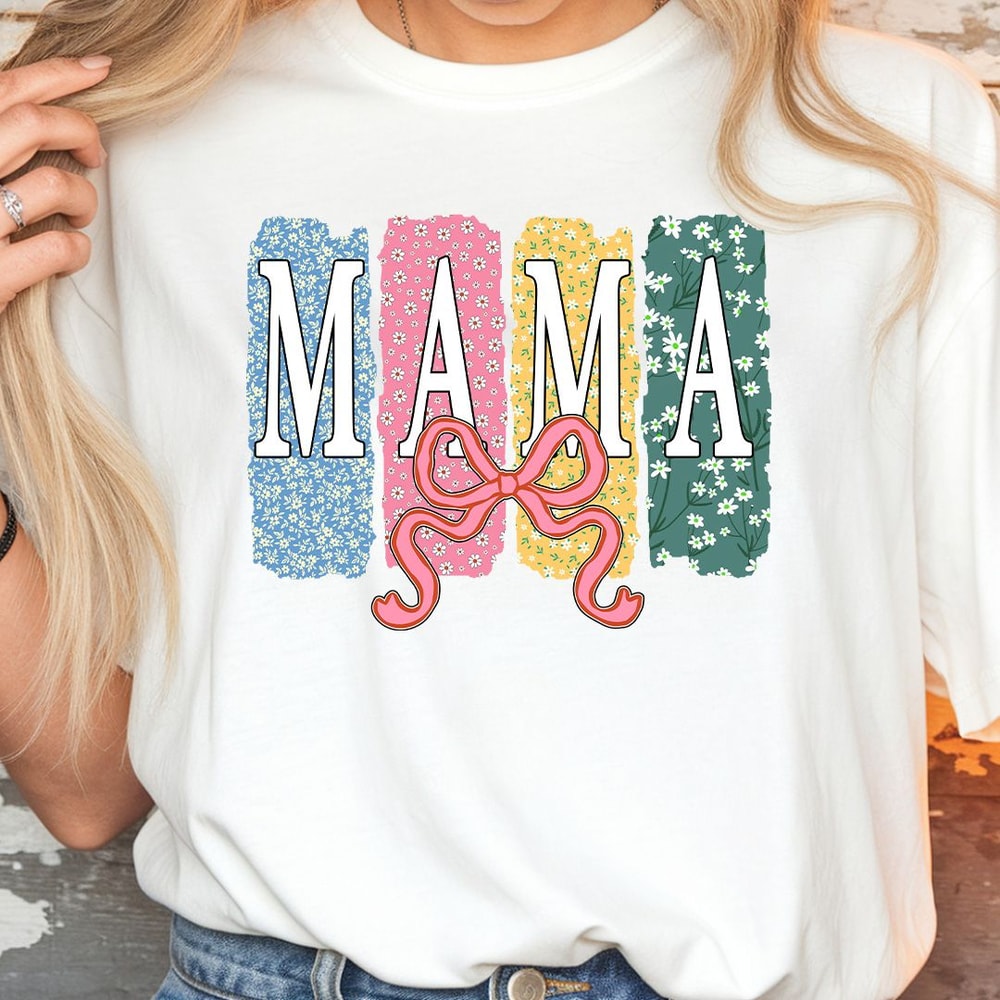 MAMA Floral Shirt Soft Cozy Mothers Day Gift 2