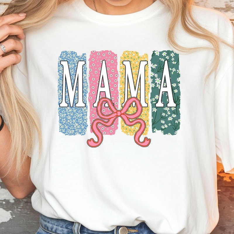 MAMA Floral Shirt Soft Cozy Mothers Day Gift 2