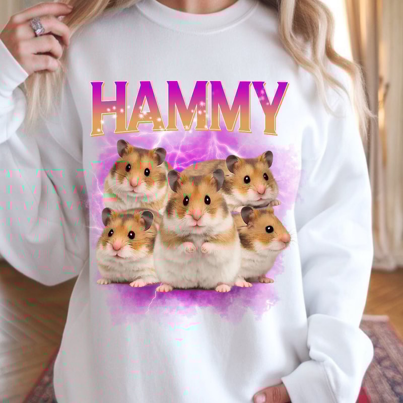 custom hamster shirt retro dog sweatshirt personalized pet hoodie custom photo crewneck bootleg