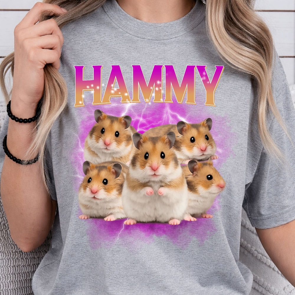 custom hamster shirt retro dog sweatshirt personalized pet hoodie custom photo crewneck bootleg