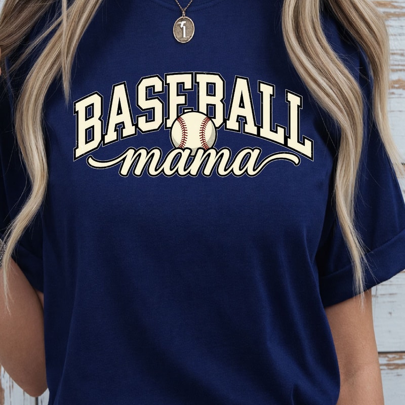 Baseball Mama Shirt Baseball Mom TShirt Sports Mom Shirt Game Day Tee 3