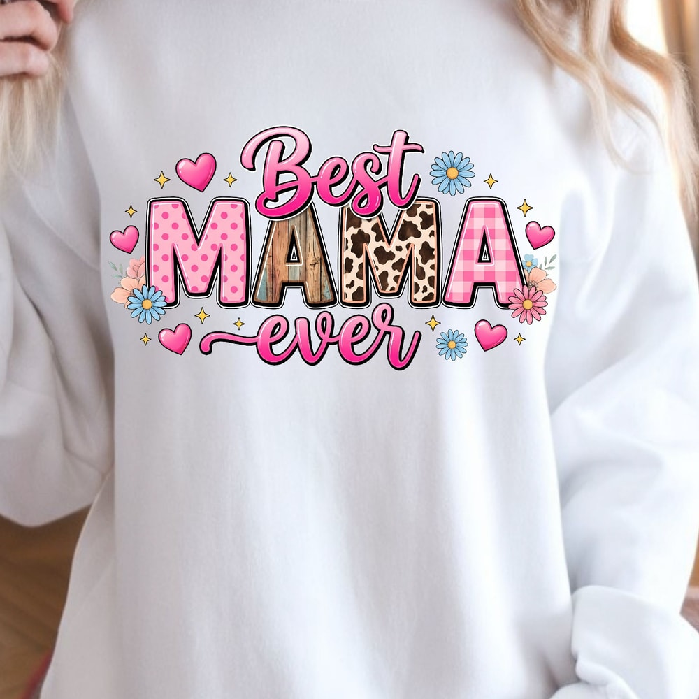 Best Mama Ever Shirt Best Mom Ever TShirt Mothers Day Gift For Mama 1