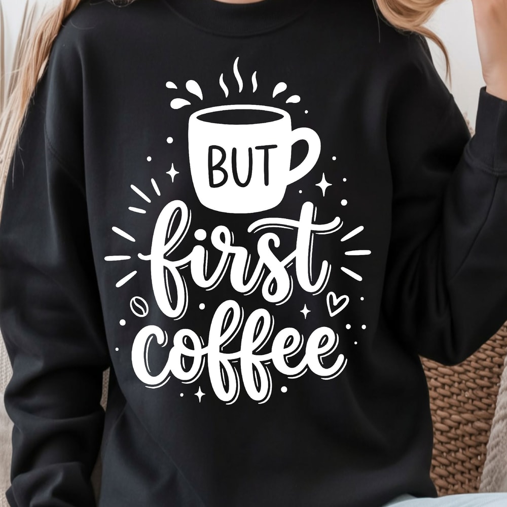 But First Coffee Shirt Coffee Lover TShirt Morning Coffee Shirt Coffee Addict Tee 1
