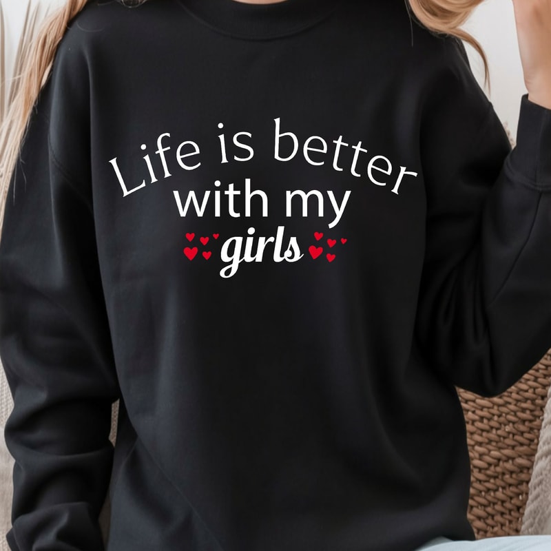 Life Is Better With My Girls Shirt Best Friends TShirt Girls Day Shirt 2
