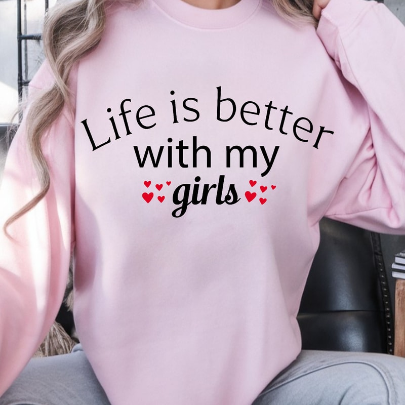 Life Is Better With My Girls Shirt Best Friends TShirt Girls Day Shirt 3