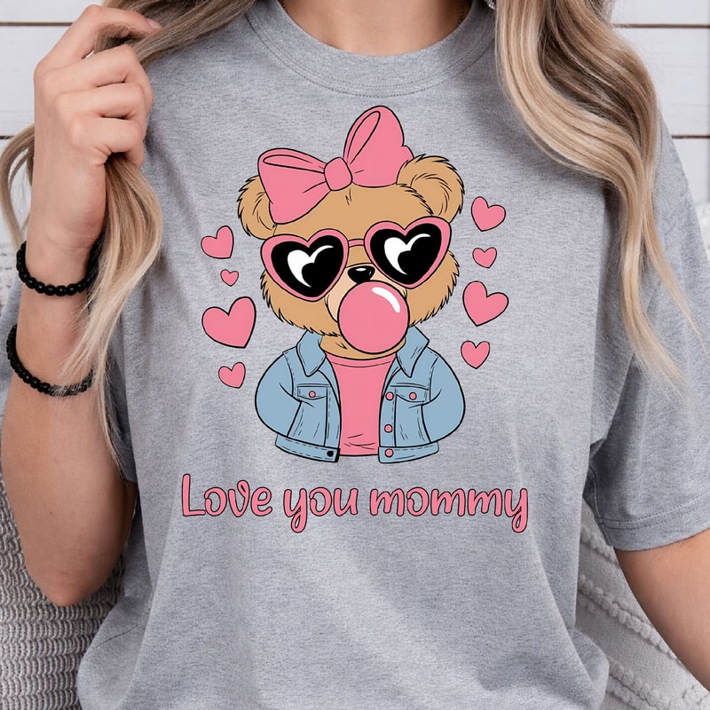 Love You Mommy Shirt Mom TShirt Mothers Day Shirt Gift For Mom 4