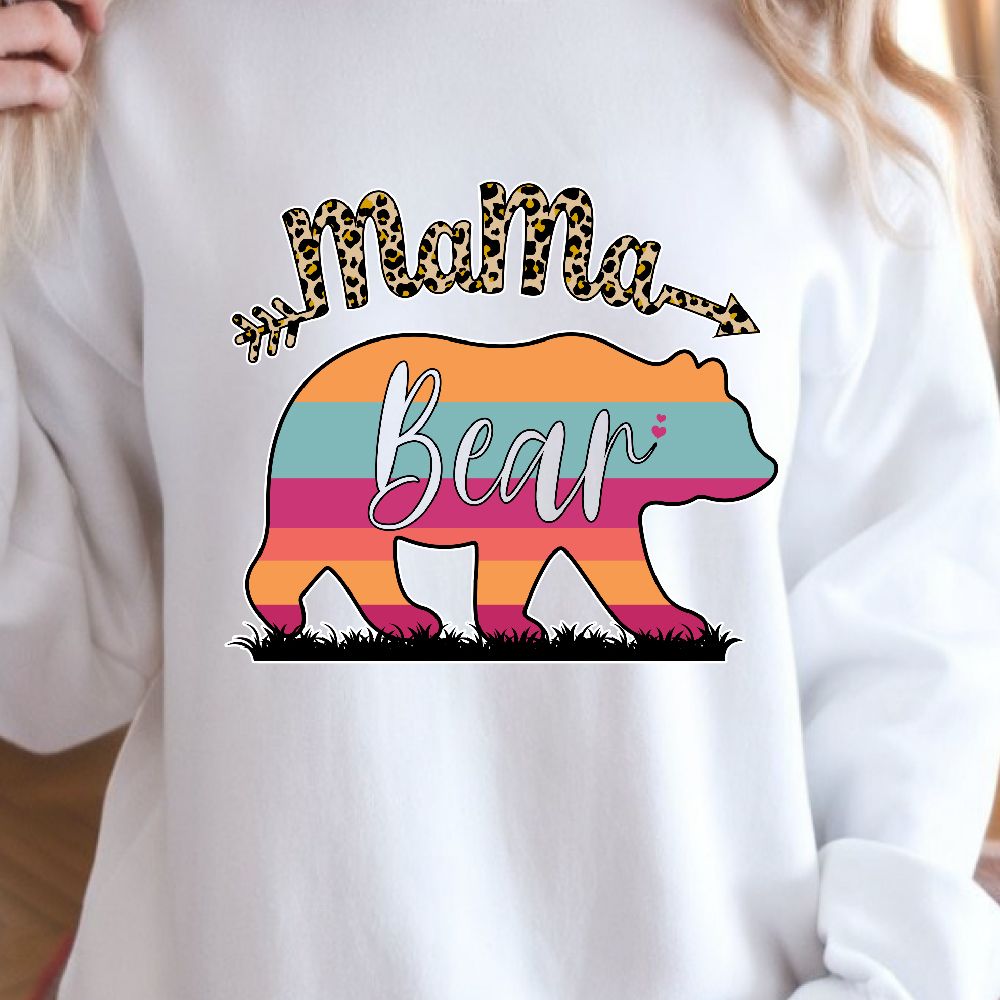 Mama Bear Shirt Mama Bear TShirt Mom Bear Shirt Personalized Mama Tee 0
