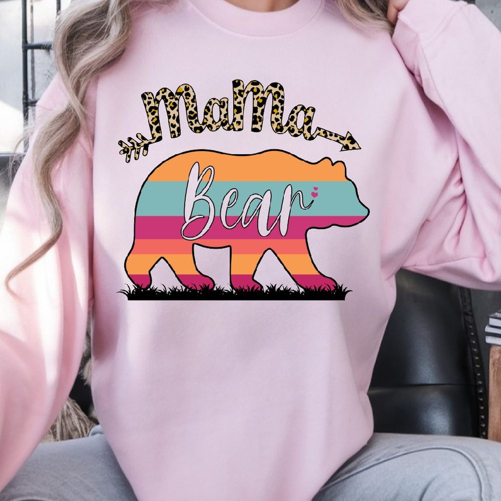 Mama Bear Shirt Mama Bear TShirt Mom Bear Shirt Personalized Mama Tee 3