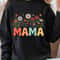 Mama Flower Shirt Floral Mama TShirt Mom Flower Shirt Personalized Mama Tee 0