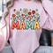 Mama Flower Shirt Floral Mama TShirt Mom Flower Shirt Personalized Mama Tee 3