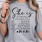 She Is Strong Mom Shirt Empowered Mom TShirt Strong Mom Tee 4