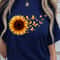 Sunflower Butterfly Shirt Floral Butterfly TShirt Nature Lover Tee 1