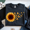 Sunflower Butterfly Shirt Floral Butterfly TShirt Nature Lover Tee 2