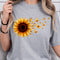 Sunflower Butterfly Shirt Floral Butterfly TShirt Nature Lover Tee 4