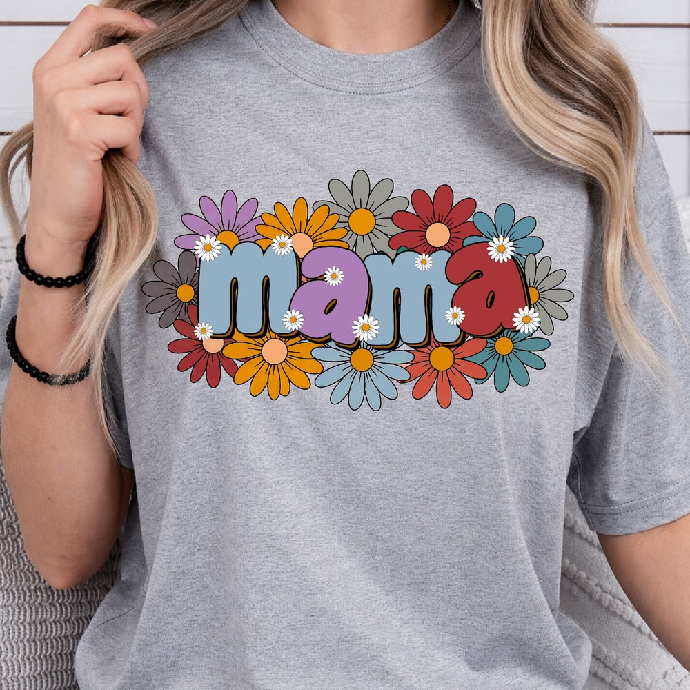 Mama Shirt Mom T Shirt Cute Mama Tee Mother S Day Shirt 4