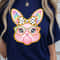Easter Pink Rabbit Shirt Cute Easter Bunny TShirt Spring Holiday Tee 2