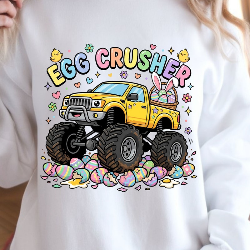 Egg Crusher Shirt Funny Easter Egg TShirt Humorous Holiday Tee 2