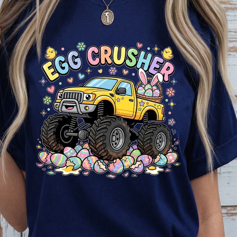 Egg Crusher Shirt Funny Easter Egg TShirt Humorous Holiday Tee 3