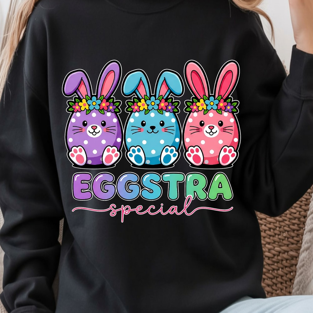 Eggstra Special Shirt Cute Easter TShirt Funny Easter Egg Tee 2