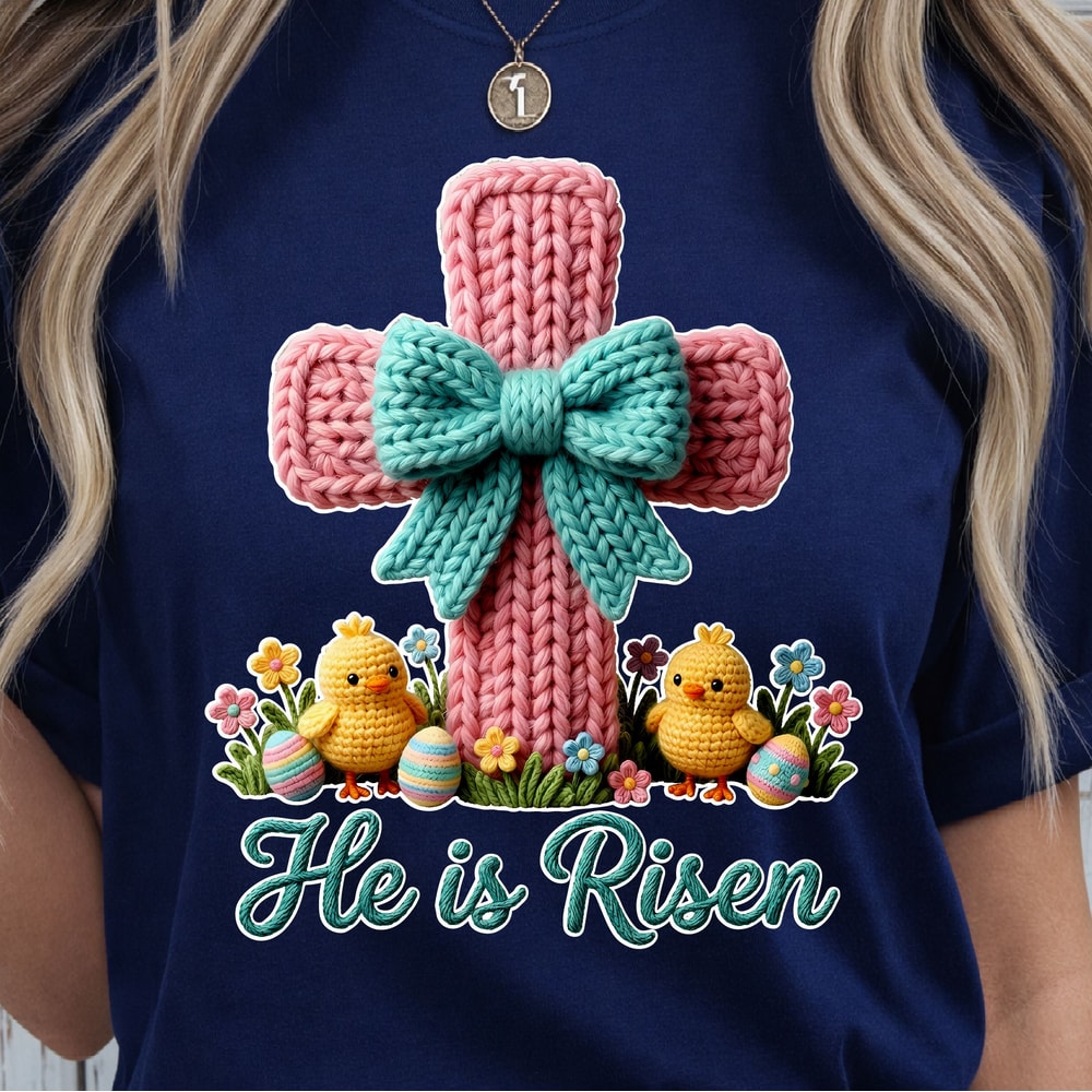 He Is Risen Shirt Easter Christian TShirt Resurrection Sunday Tee 2