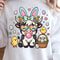 Highland Easter Cow Shirt Easter Cow TShirt Cute Easter Cow Tee 4