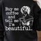 Buy Me Coffee Shirt Coffee Lover TShirt Morning Coffee Tee 1