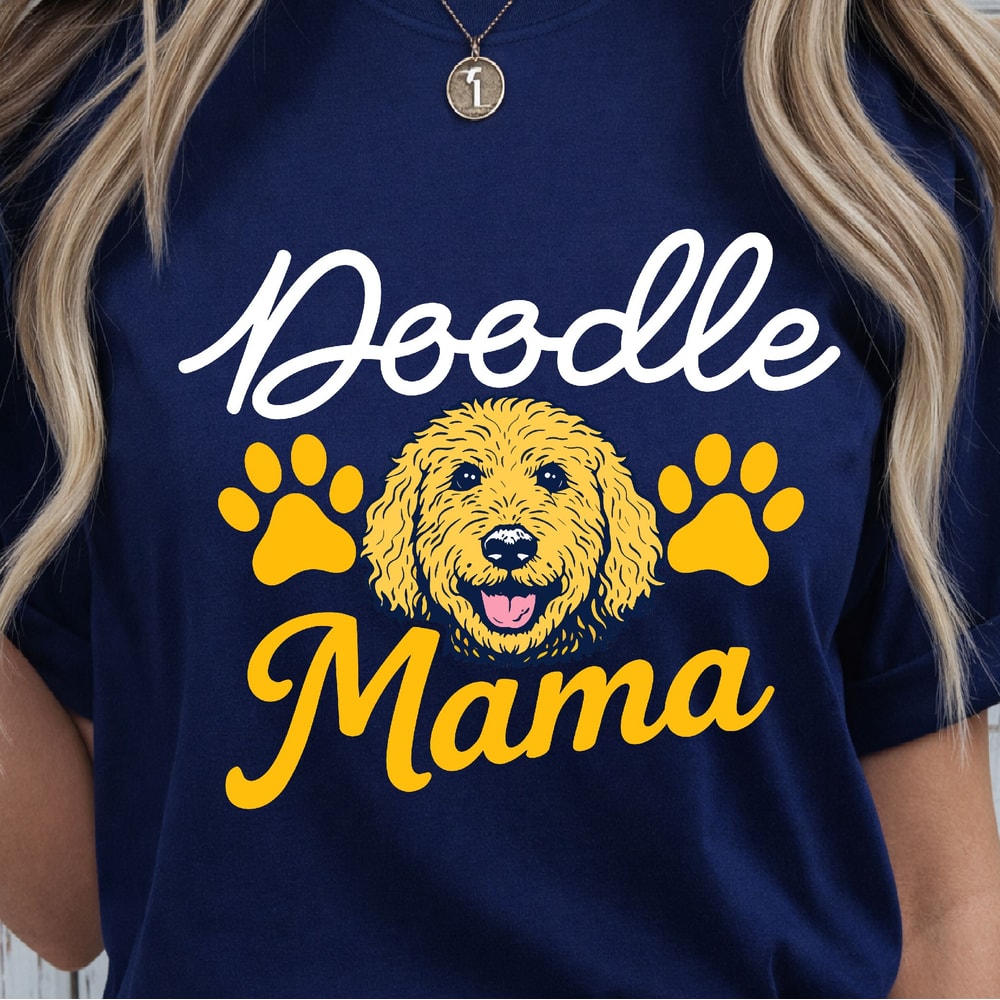 Doodle Mom Shirt Funny Dog Mom TShirt Cute Doodle Lover Tee 1