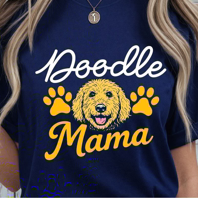 Doodle Mom Shirt Funny Dog Mom TShirt Cute Doodle Lover Tee 1