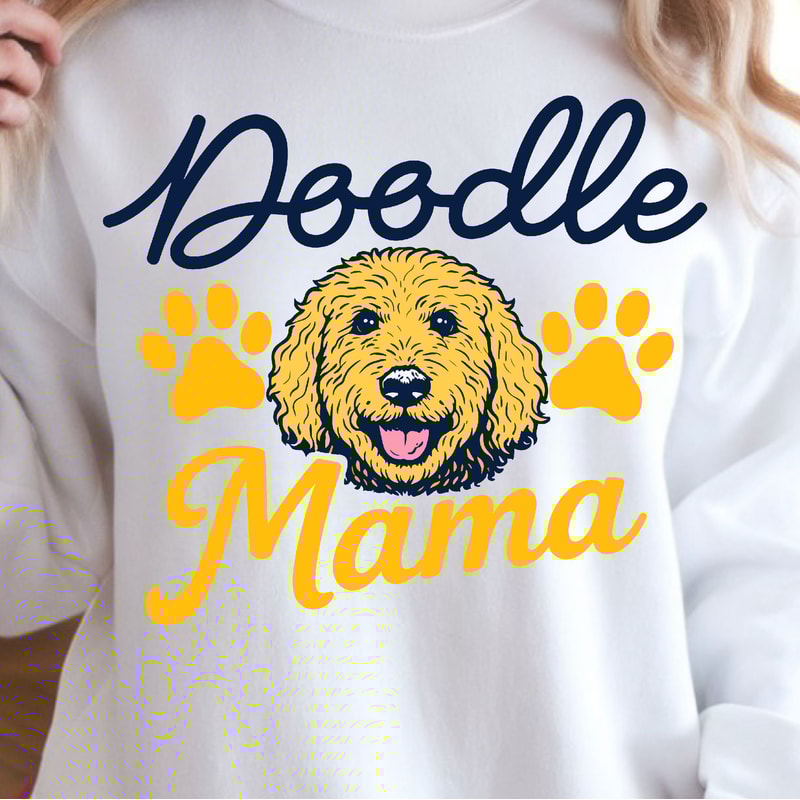 Doodle Mom Shirt Funny Dog Mom TShirt Cute Doodle Lover Tee 0