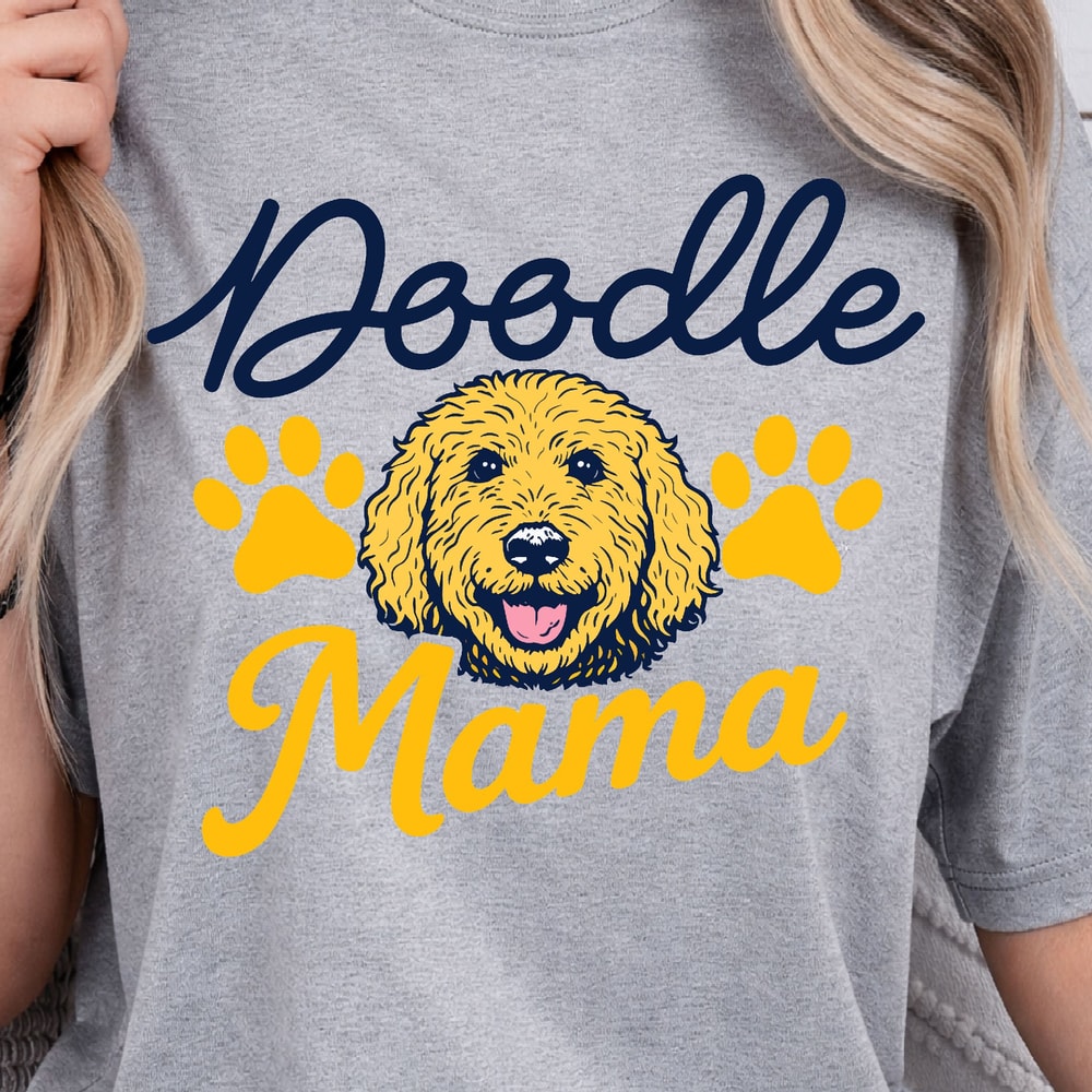 Doodle Mom Shirt Funny Dog Mom TShirt Cute Doodle Lover Tee 2