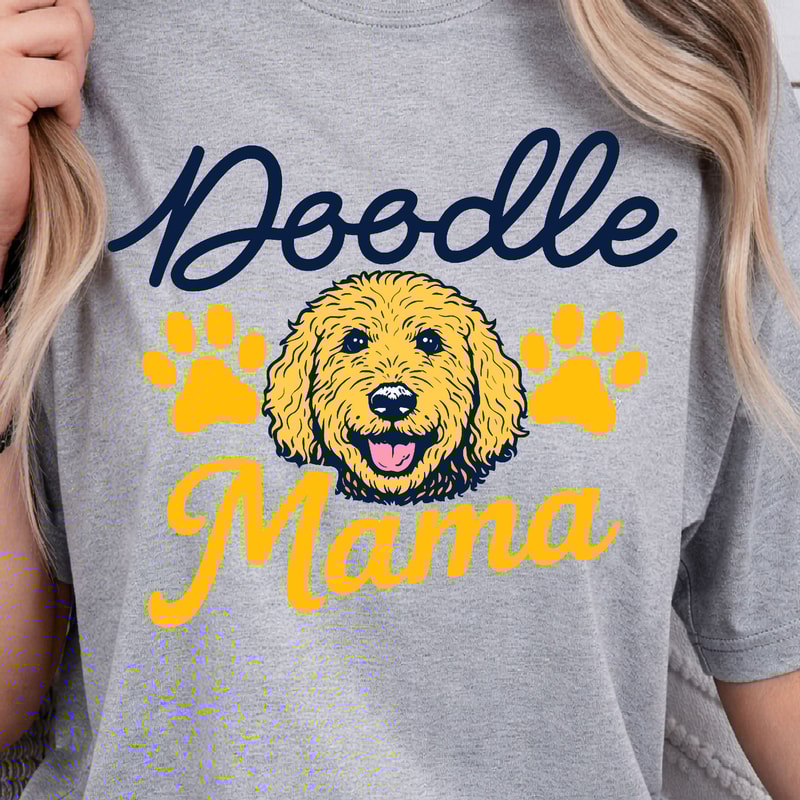 Doodle Mom Shirt Funny Dog Mom TShirt Cute Doodle Lover Tee 2