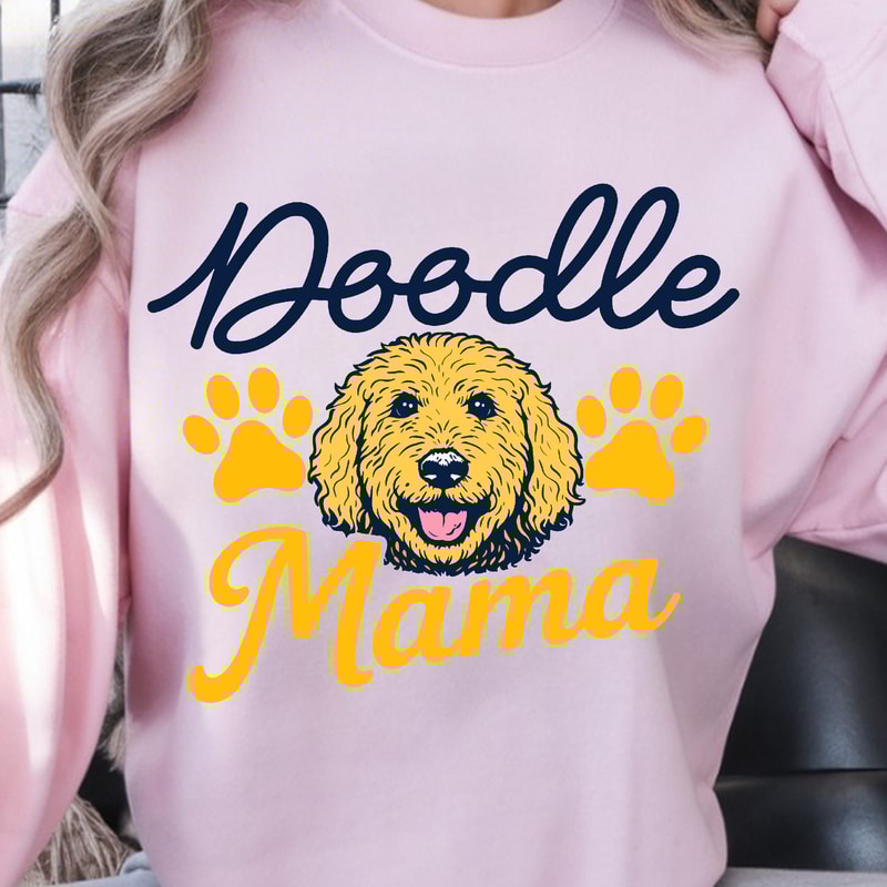 Doodle Mom Shirt Funny Dog Mom TShirt Cute Doodle Lover Tee 4