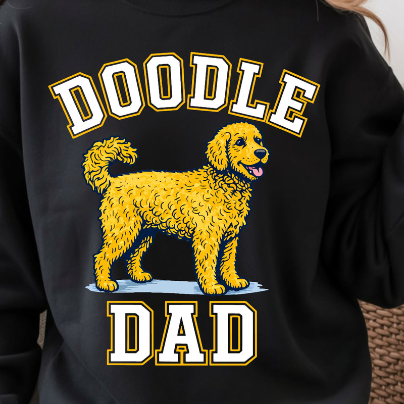 Doodle Dad Shirt Funny Dog Dad TShirt Cute Doodle Lover Tee 1