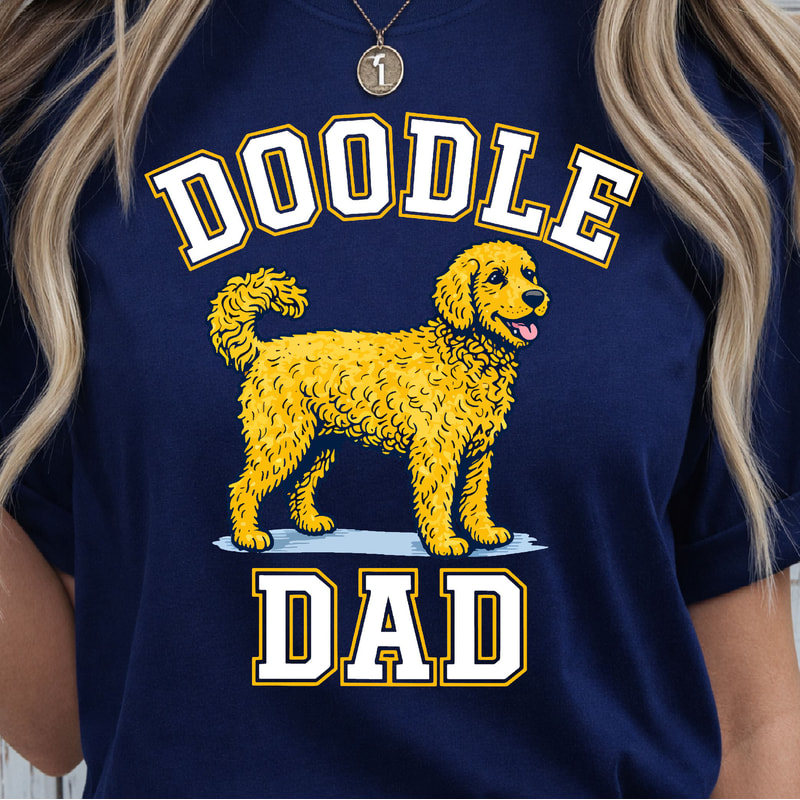 Doodle Dad Shirt Funny Dog Dad TShirt Cute Doodle Lover Tee 2