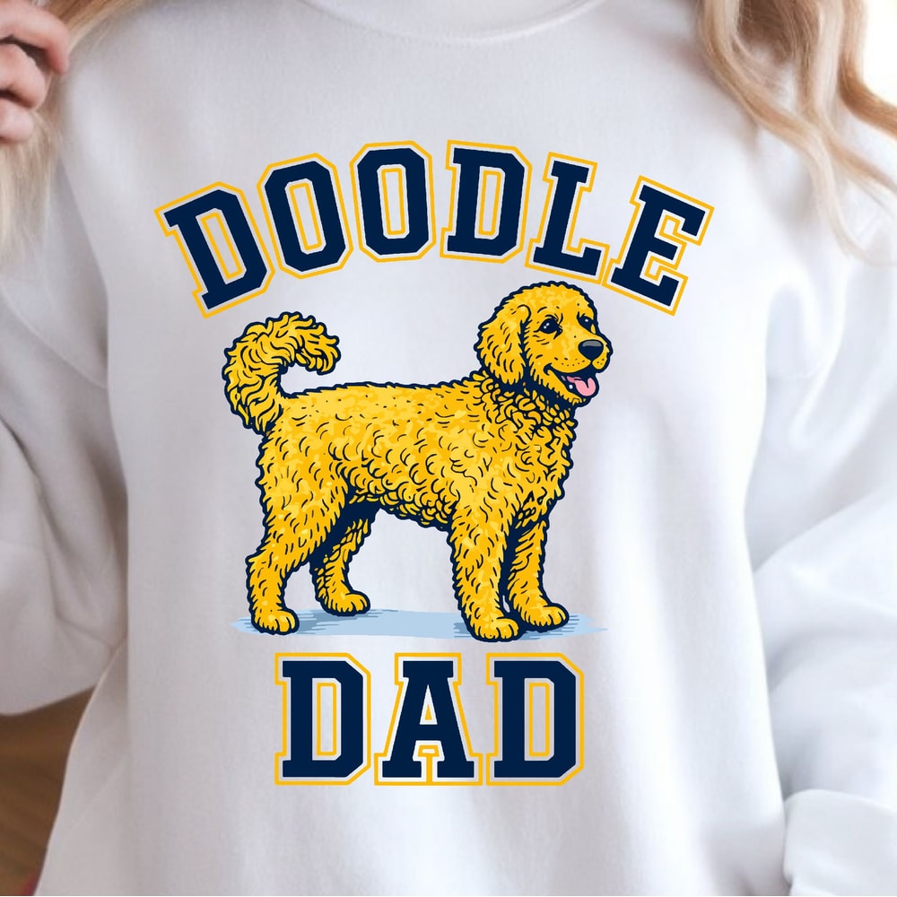 Doodle Dad Shirt Funny Dog Dad TShirt Cute Doodle Lover Tee 4