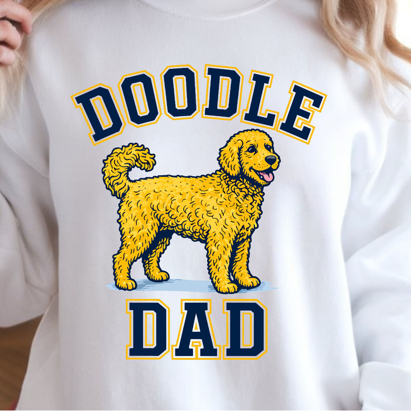 Doodle Dad Shirt Funny Dog Dad TShirt Cute Doodle Lover Tee 4
