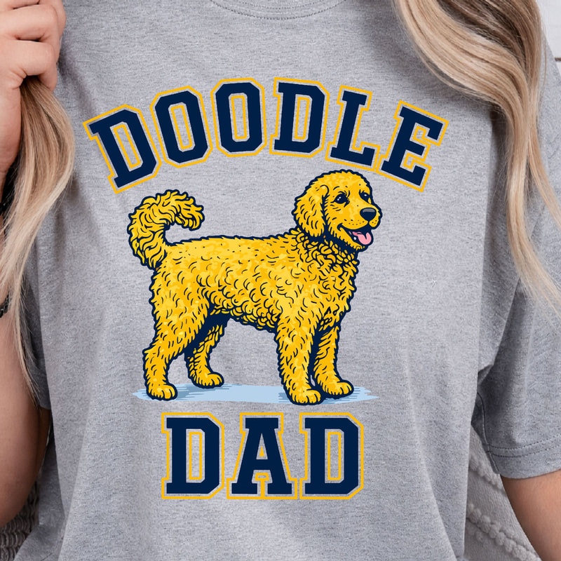 Doodle Dad Shirt Funny Dog Dad TShirt Cute Doodle Lover Tee 3