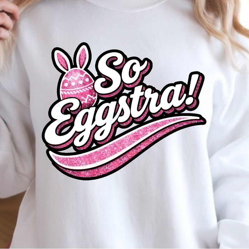 So Eggstra Shirt Funny Easter TShirt Easter Egg Humor Tee 4