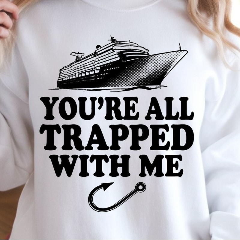 Youre All Trapped With Me Shirt Funny TShirt Horror Movie Quote Tee 3