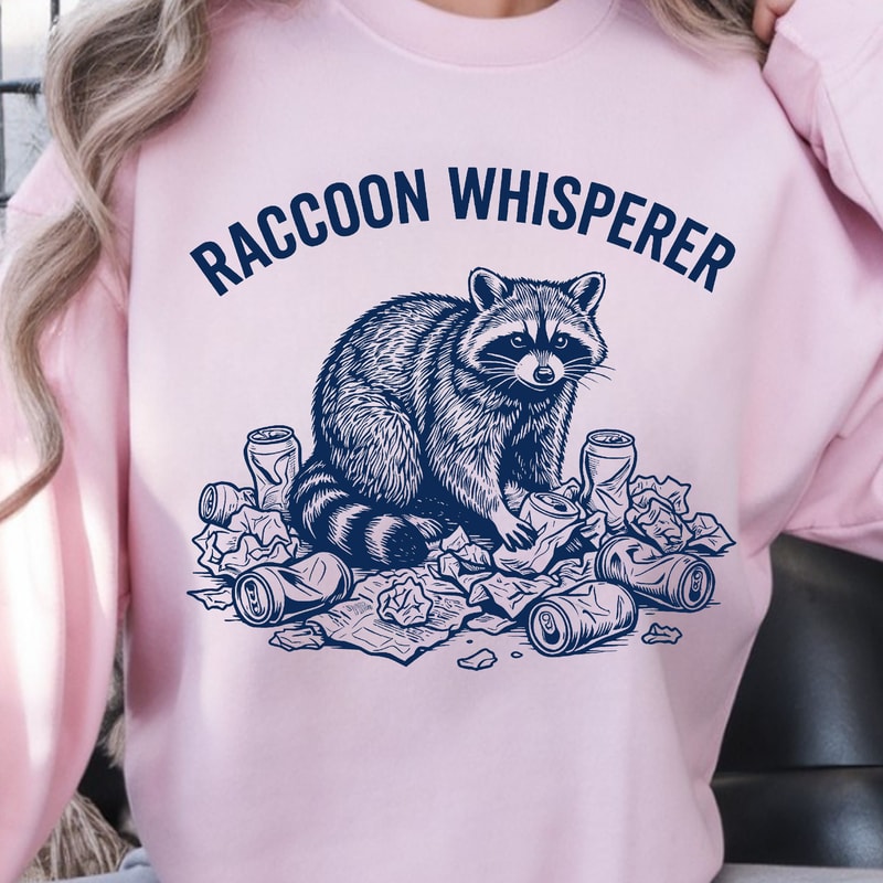 Raccoon Whisperer Shirt Funny Raccoon Lover TShirt Animal Humor Tee 0